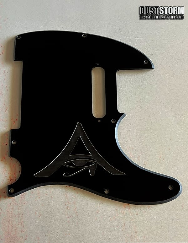Custom Engraved Pickguards Solid Color Acrylic - Image 4