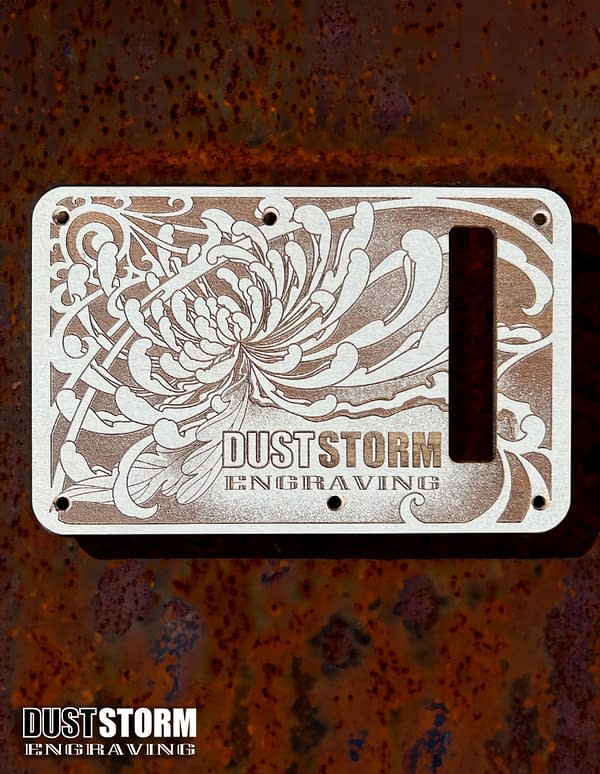 Engraved Wood Pickguard & Tremolo Cover for Fender Stratocaster Design #2 SSS, HSS, HSH Setups Available - Image 2