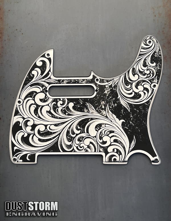 Telecaster 8 Hole Pickguard Acrylic Silver Mirror Guitar Scratch Plate for Fender American/Mexican Standard Tele Cut for Modern Style Parts