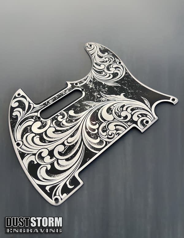 Telecaster 8 Hole Pickguard Acrylic Silver Mirror Guitar Scratch Plate for Fender American/Mexican Standard Tele Cut for Modern Style Parts - Image 5