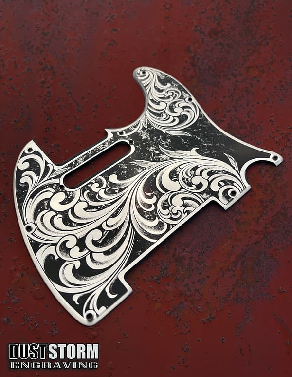 Telecaster 8 Hole Pickguard Acrylic Silver Mirror Guitar Scratch Plate for Fender American/Mexican Standard Tele Cut for Modern Style Parts - Image 3