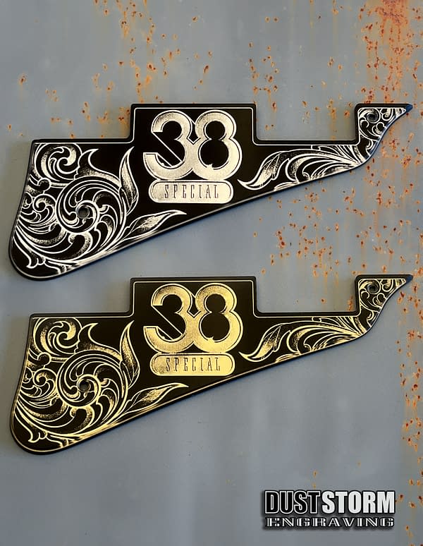 Custom Engraved Pickguards Color Mirror Acrylic - Image 9