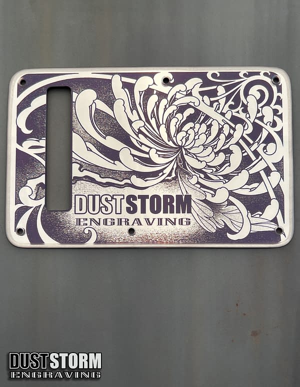Custom Engraved Pickguards Color Mirror Acrylic - Image 15